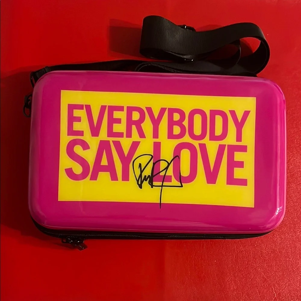 Everybody Say Love Crossbody Pink/Yellow Crossbody Bag